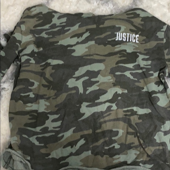 Justice Tops - justice shirt w/ hood